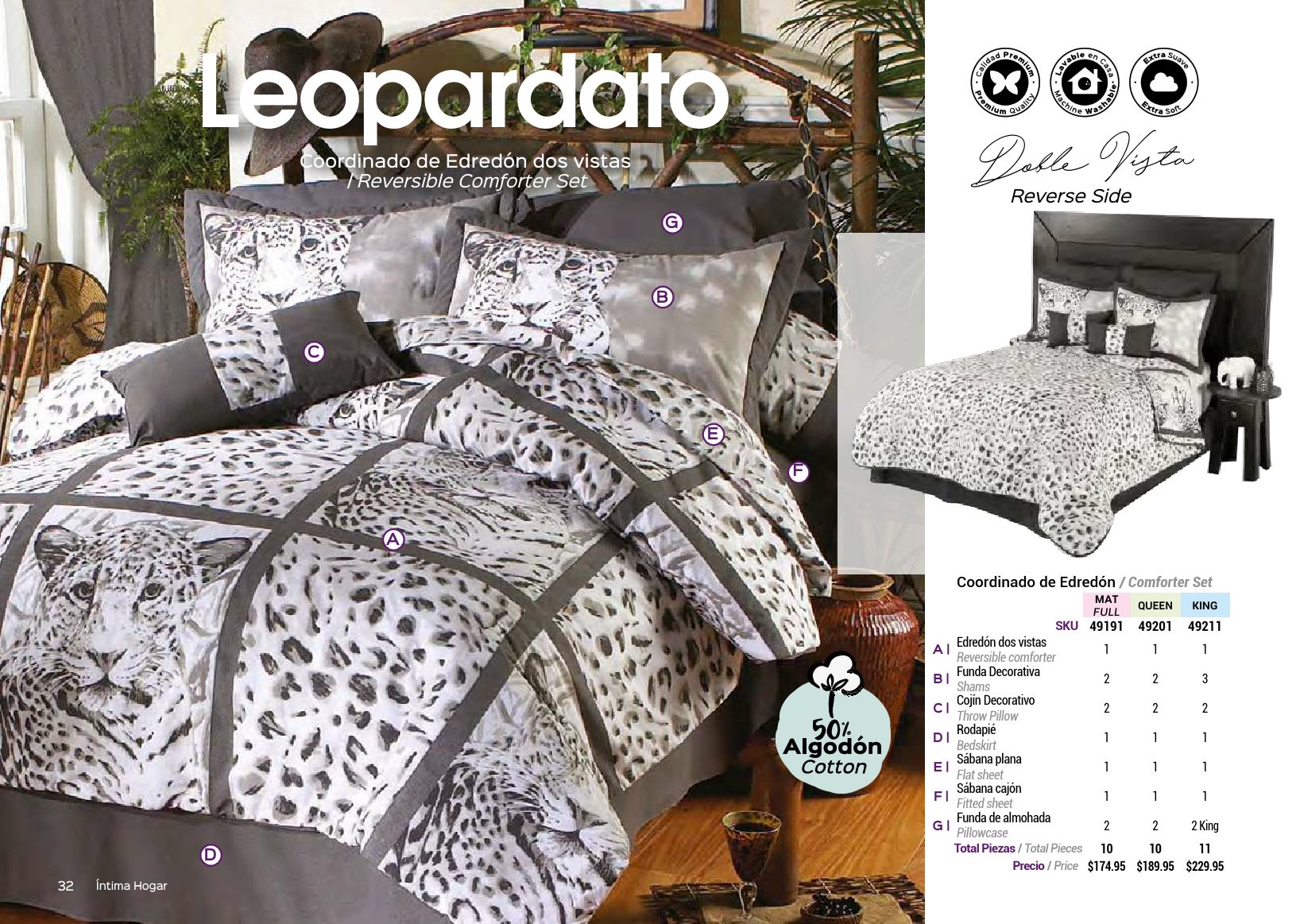 Comforter  Leopardato 